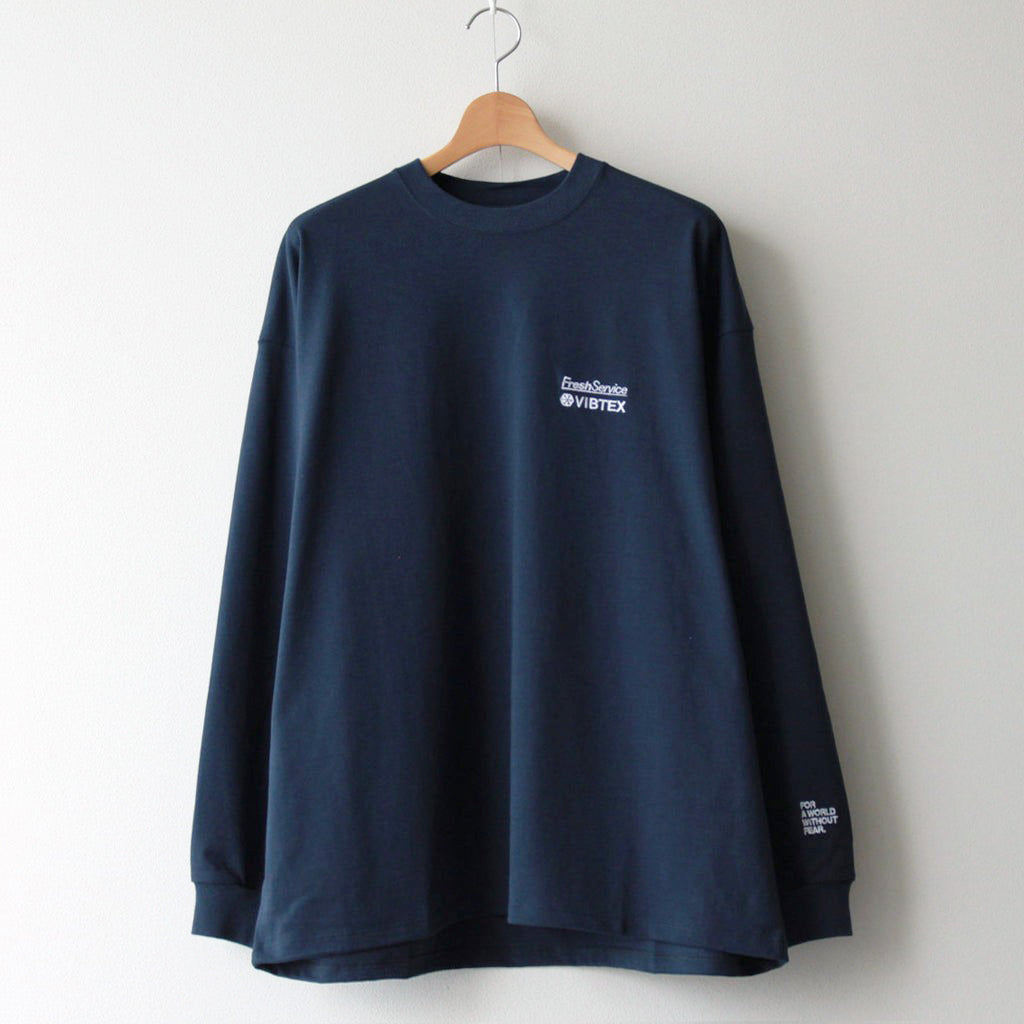 Freshservice L/S Crew Neck Tee #Navy 용 Vibtex [FSC244-70177B]