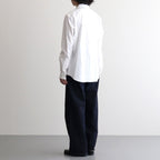 WASHED FINX TWILL SLIM SHIRT #WHITE [A26AS03TN]