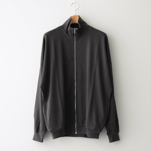 SUPER HIGH GAUGE SWEAT ZIP BLOUSON #DARK BROWN [A24AB01CU]