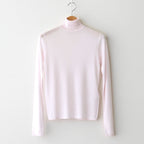 TENCEL SILK CIRCULER RIB TURTLENECK SWEATER #PINK(012) [KRAGGW0703]