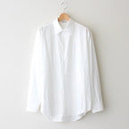 WASHED FINX TWILL SHIRT #WHITE [A25AS01TN]