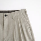 よそいきシンプル2タックワイドPT #BEIGE STRIPE [D226-P153]