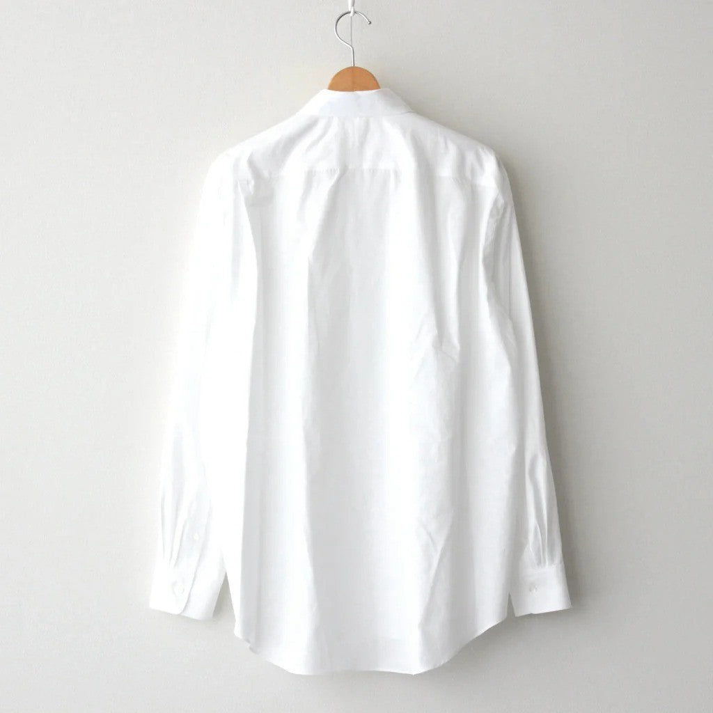WASHED FINX TWILL SHIRT #WHITE [A25AS01TN]