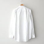 WASHED FINX TWILL SHIRT #WHITE [A25AS01TN]