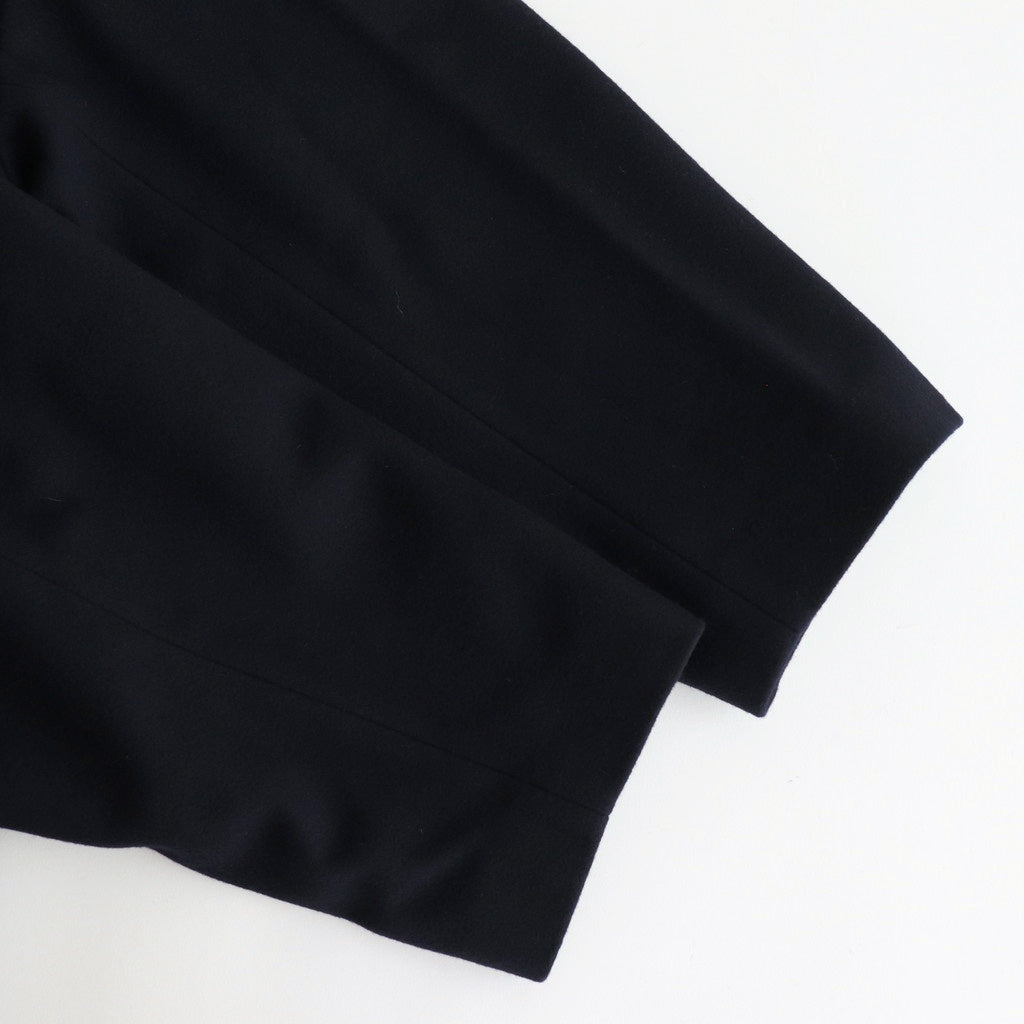 メルトンダッフルロングCT #NAVY [D224-C545]