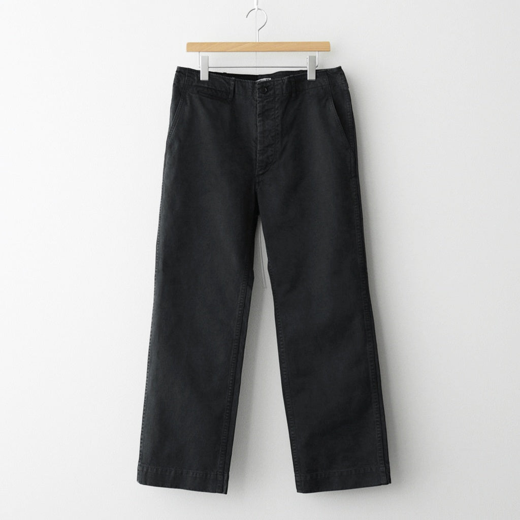 PRODUCT DYED FINX CHINO NARROW PANTS #BLACK [A25AP02CP]