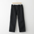 PRODUCT DYED FINX CHINO NARROW PANTS #BLACK [A25AP02CP]
