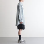 Broad L/S Oversized Regular Collar Shirt #GREEN STRIPE [GM234-50001STB]