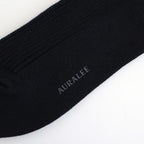 COTTON LOW GAUGE SOCKS #BLACK [A26SS03SX-M]