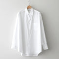 Broad L/S Oversized Regular Collar Shirt #WHITE [GM261-50001B]