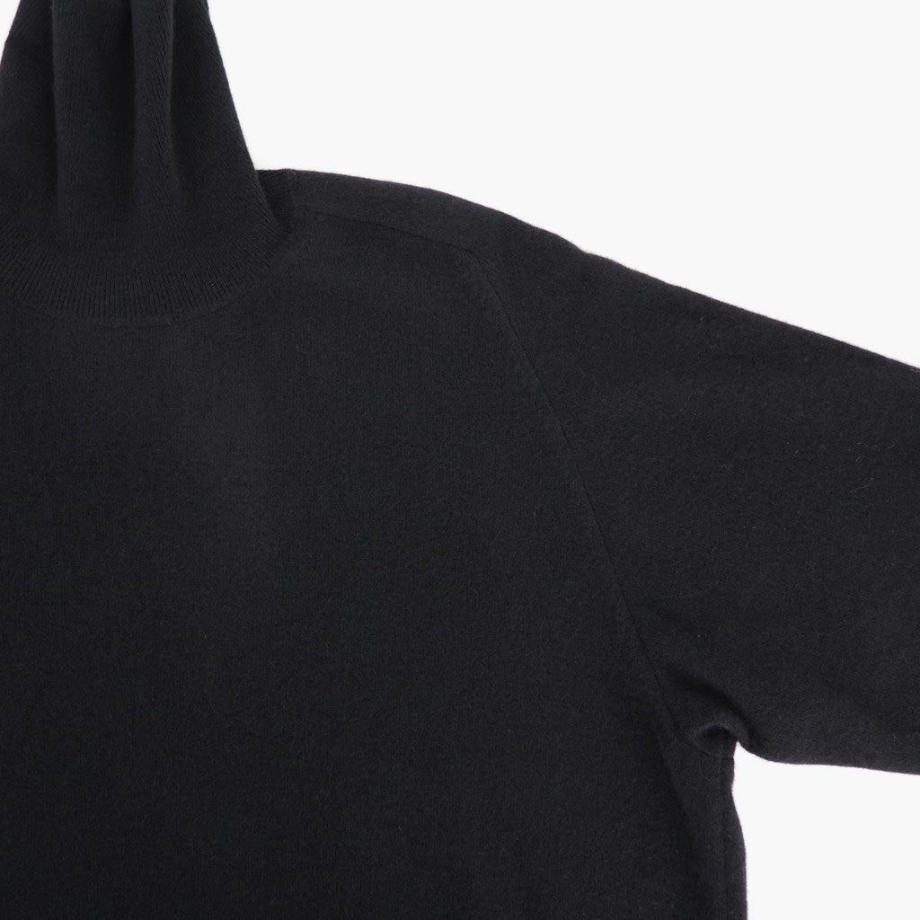 EXTRA FINE WOOL KNIT TURTLE NECK LS #BLACK [ST.1635]