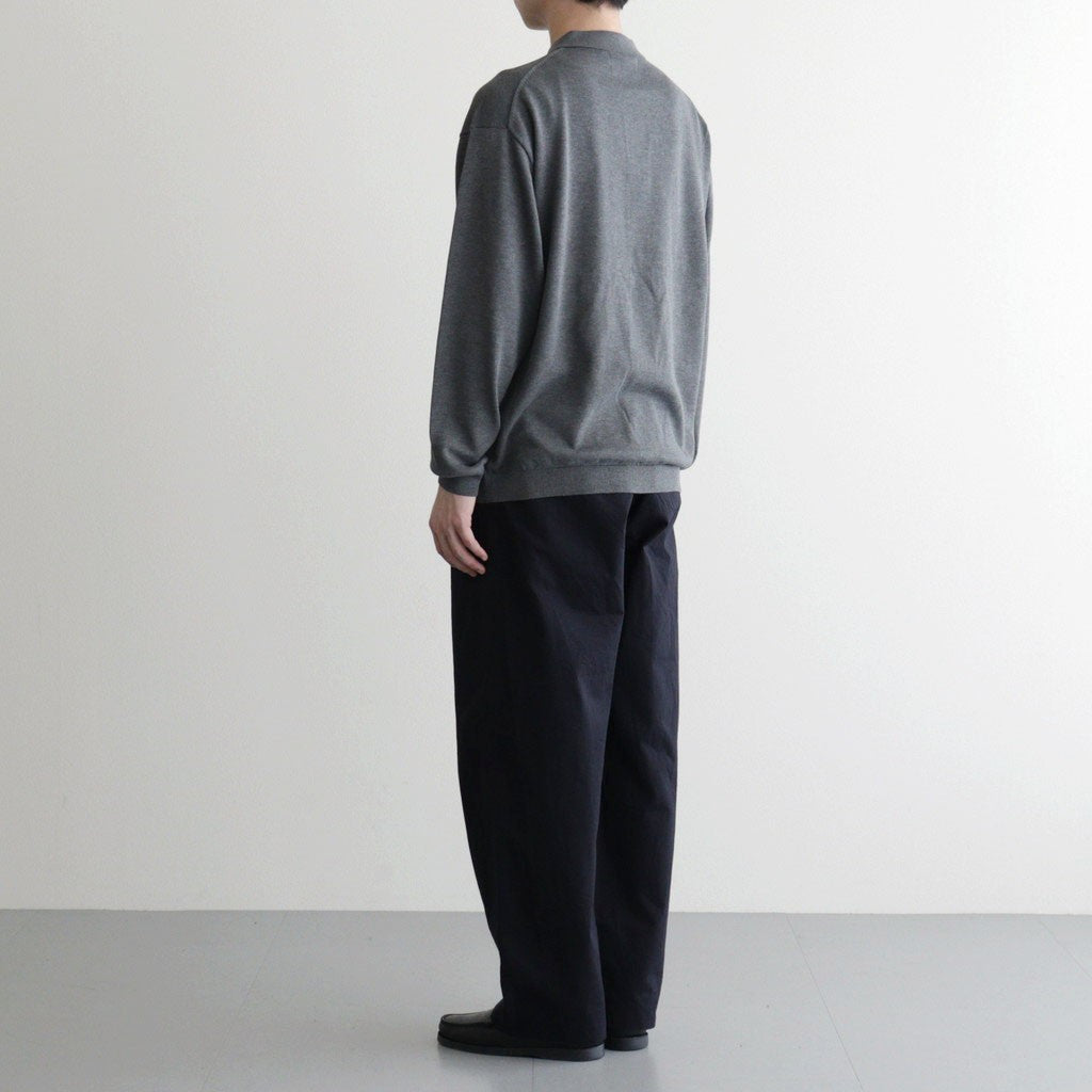Suvin High Gauge Knit Oversized L/S Shirts #TOP GRAY [GU261-80263C]