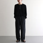 CUPRO EASY PANTS #BLACK [YK25SS0942P]