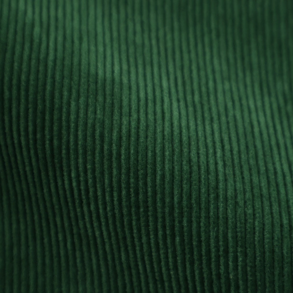 PIGMENT DYED FINX CORDUROY WIDE 5P PANTS #FOREST GREEN [A25AP02FC