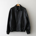 LEATHER ZIP SHORT JACKET #BLACK [ST.1061]