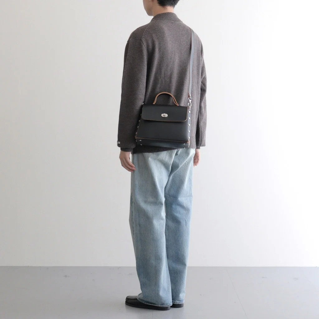 assemble hand bag flap M #black [li-rb-afm]
