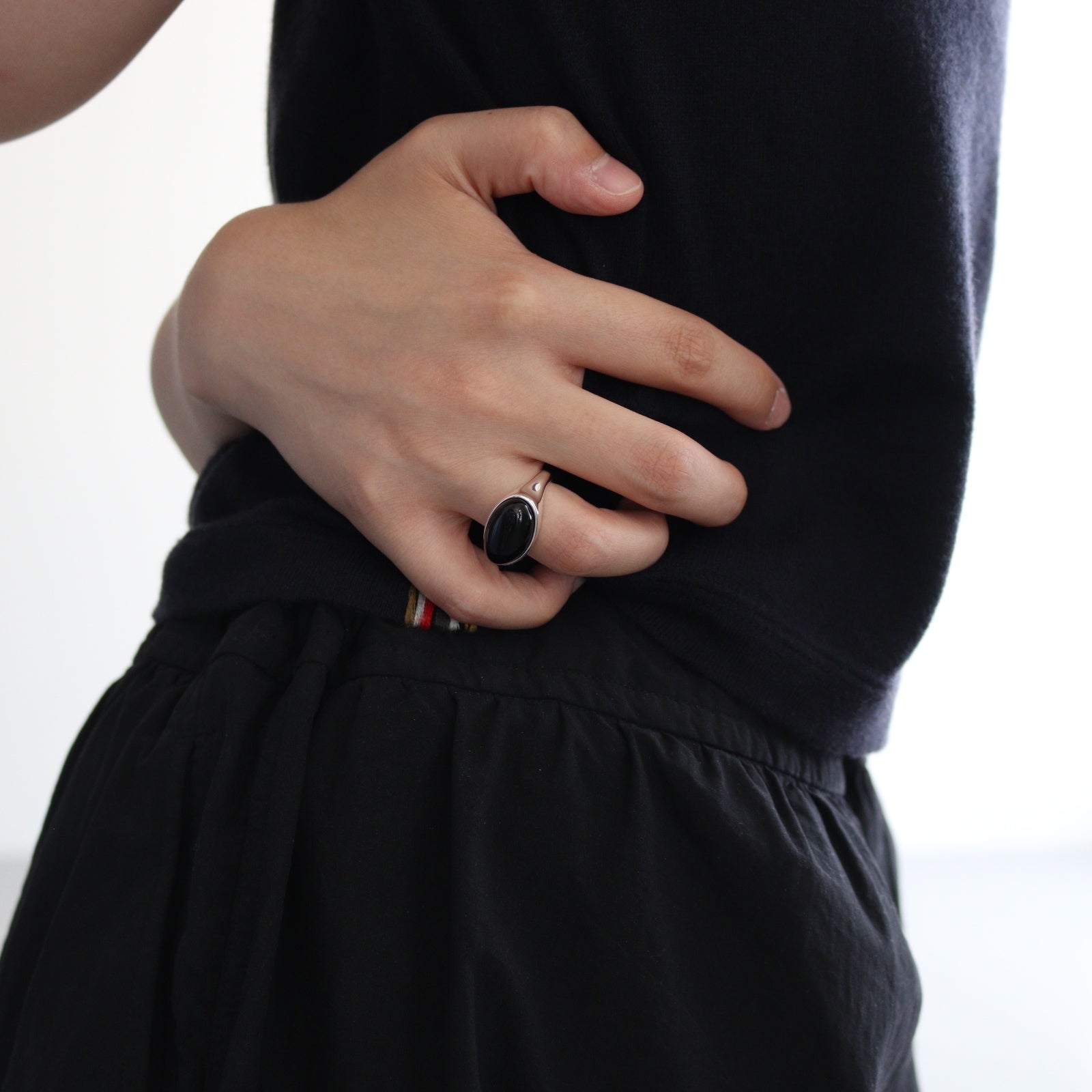 Gemstone Ring #BLK [12510911]