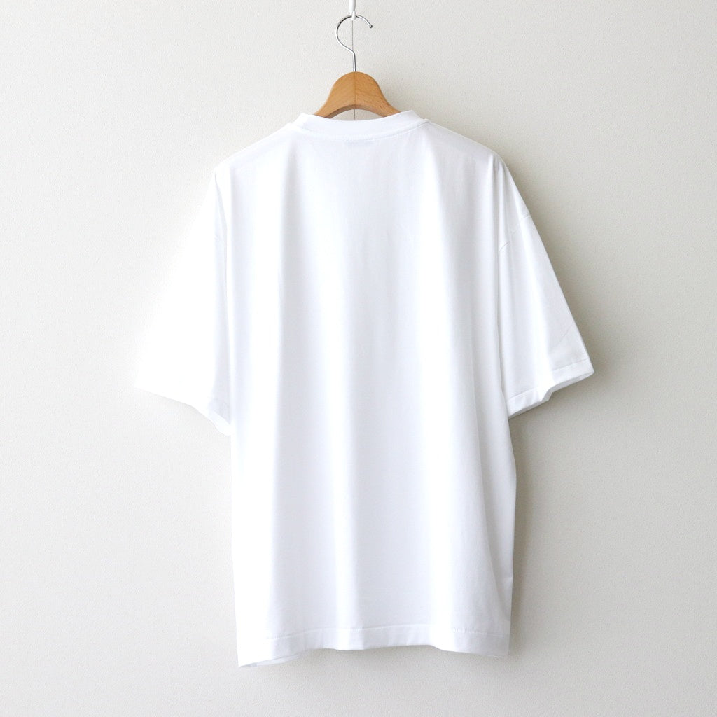 SUVIN 60/2 OVERSIZED T-SHIRT #WHITE [KKAGGM0015]