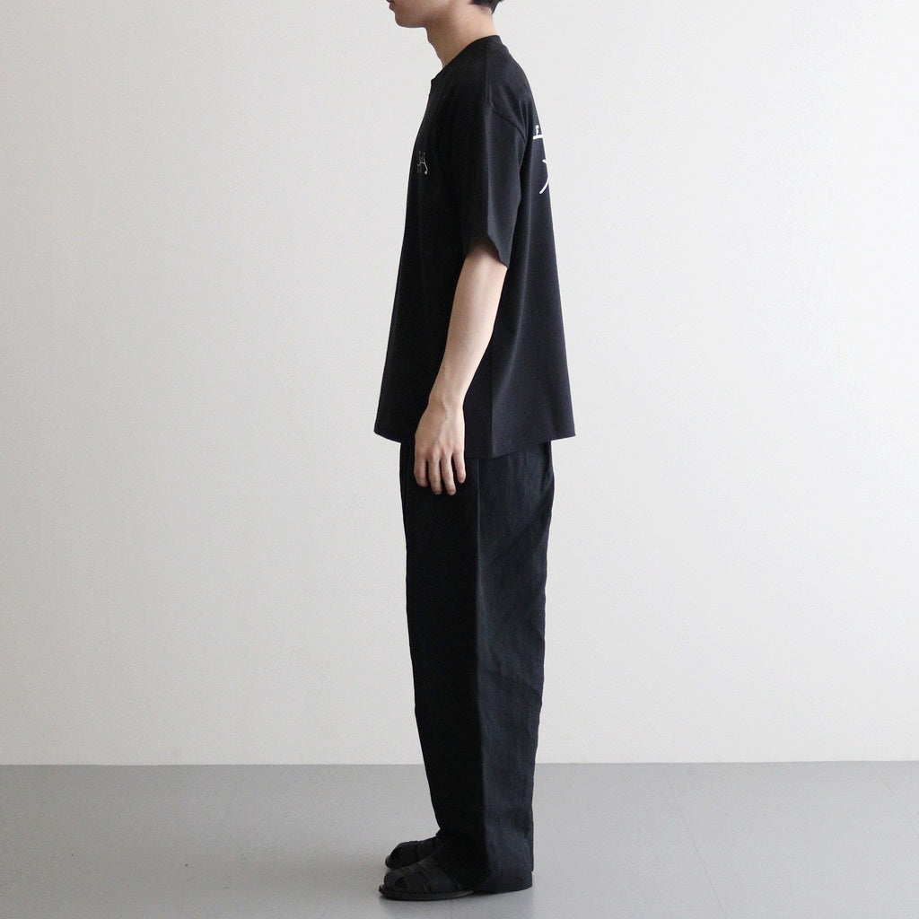 CORPORATE PRINTED S/S TEE ”GEAR” #BLACK [FSC243-70116]