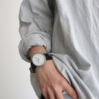 Leather Watch #WHITE [BN0021BKG]