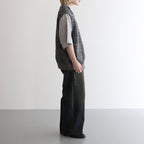 Links Zip Up Vest #Brown [2501-017]