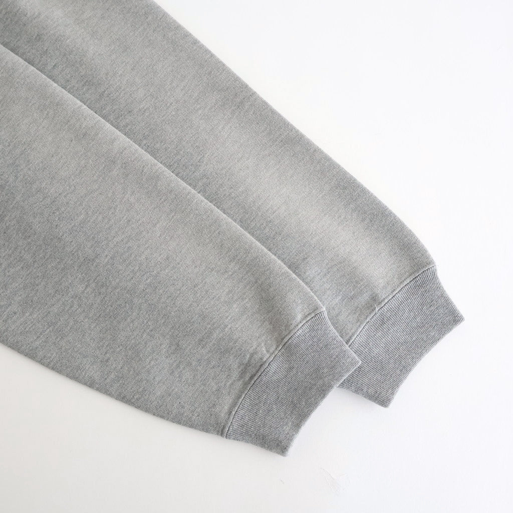 PRODUCT DYED PIMA LIGHT SWEAT ZIP PARKA #TOP GRAY [A25AP01MS]