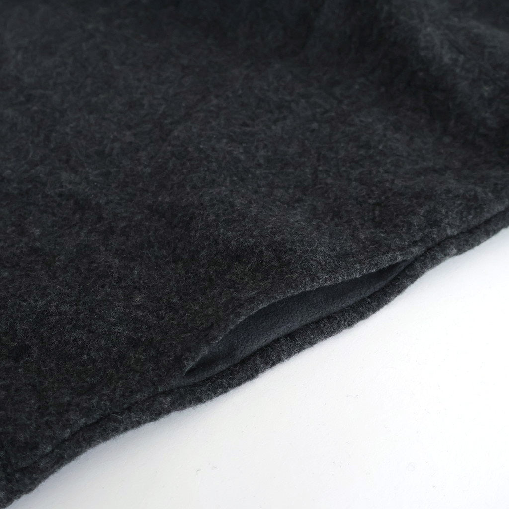 Wool Fleece Half Zip Pullover #CHARCOAL [YK25FW01090B]