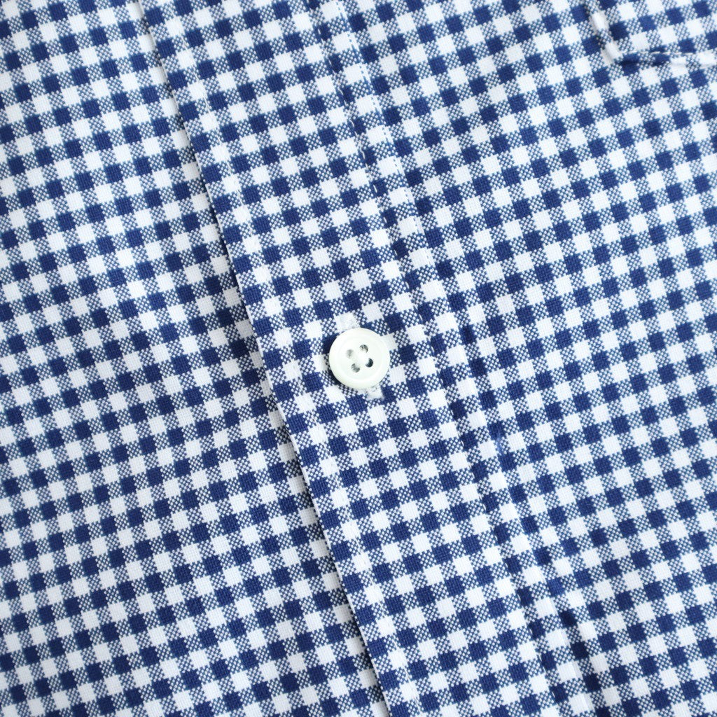 DRY OXFORD CORPORATE S/S B.D SHIRT #NAVY PLAID [FSC262-50043B]