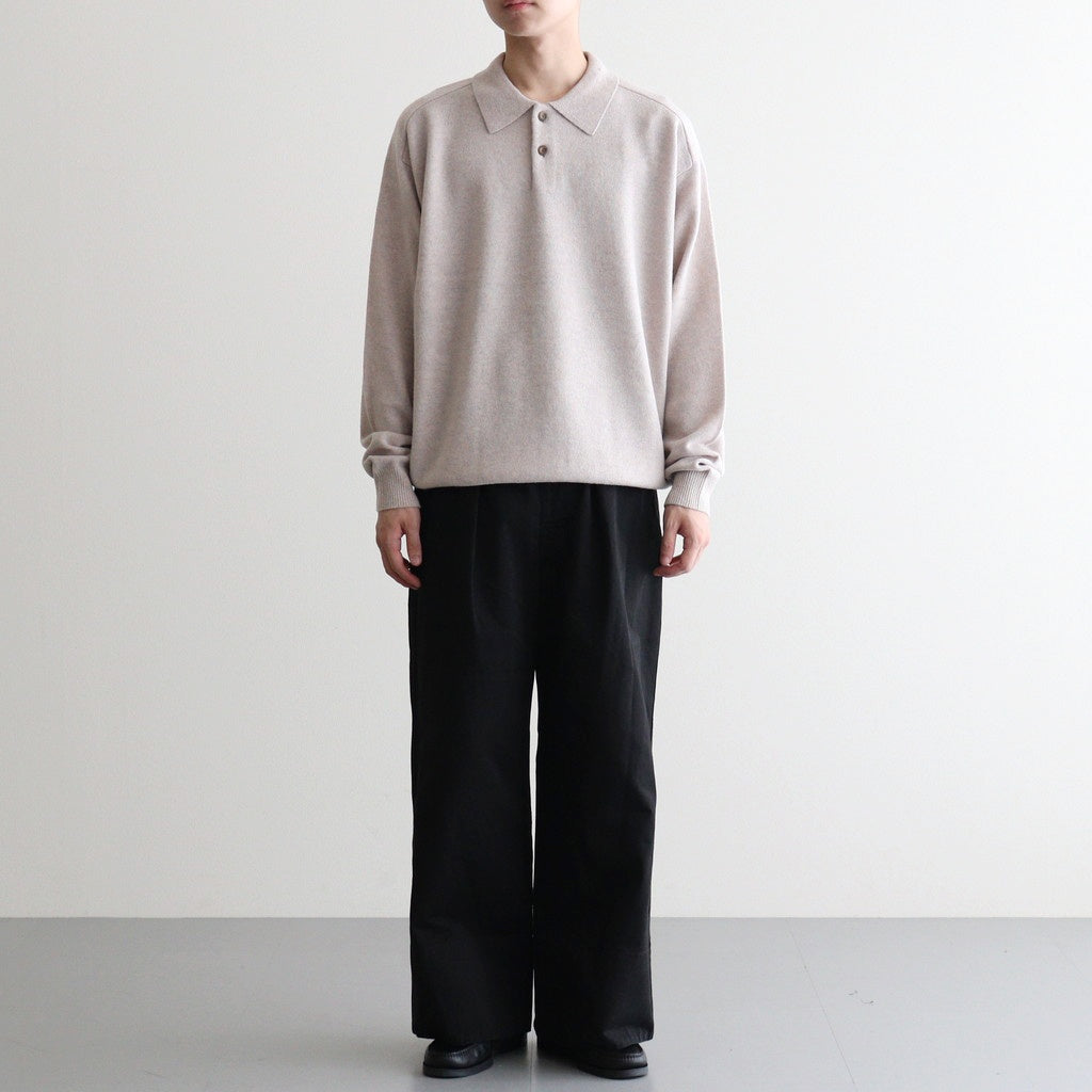 KATHARINE HAMNETT Organic Cotton Wide-leg Work Pants #BLACK