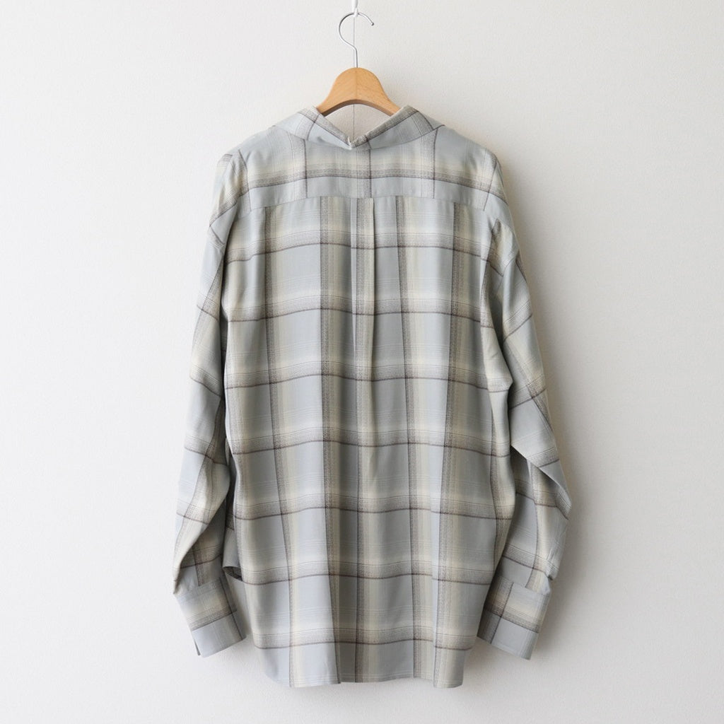 OMBRE SKIPPER BLOUSE #SMOKE BLUE [2541000510]