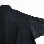 Wool Smooth Flannel Oversized Regular Collar Shirt #GRAY [GU263-50521B]