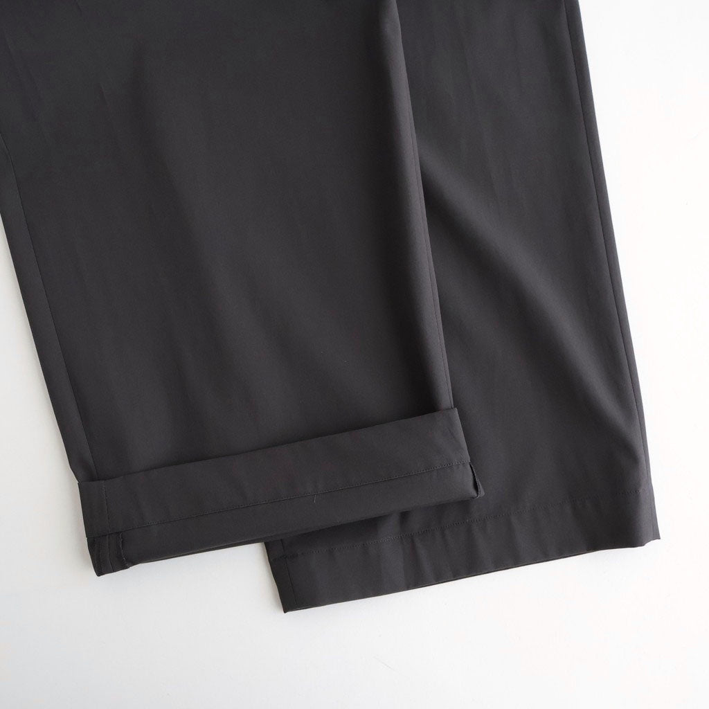 Brushed Cotton Gabardine Wide Straight Pants #CHARCOAL [GM261-40395]