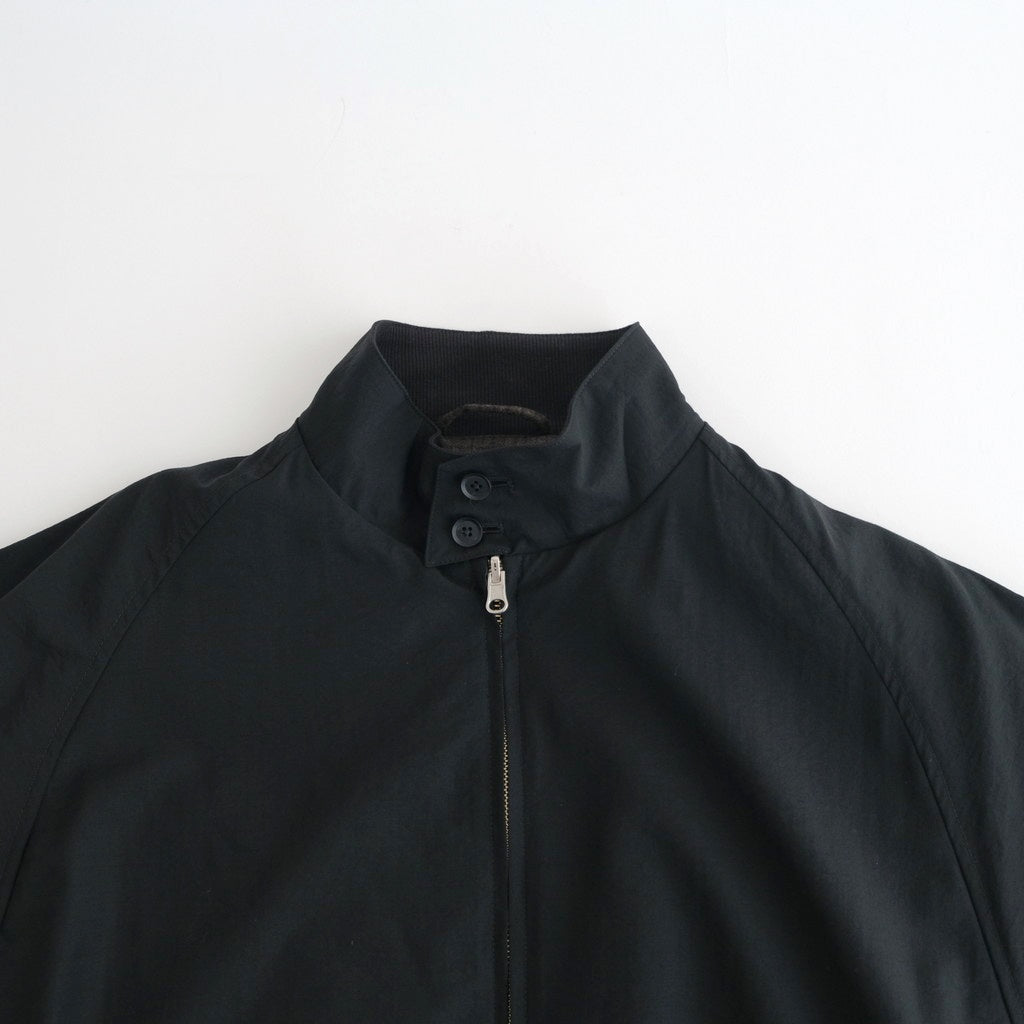 Wool Nylon Reversible Harrington Jacket #BLACK [YK25FW01058B]