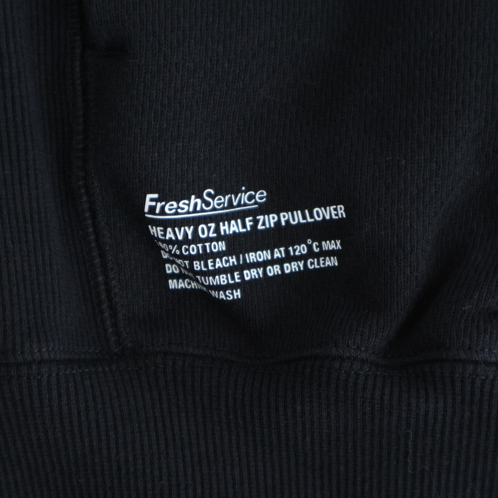 HEAVY OZ HALF ZIP PULLOVER #BLACK [FSC253-70238B]
