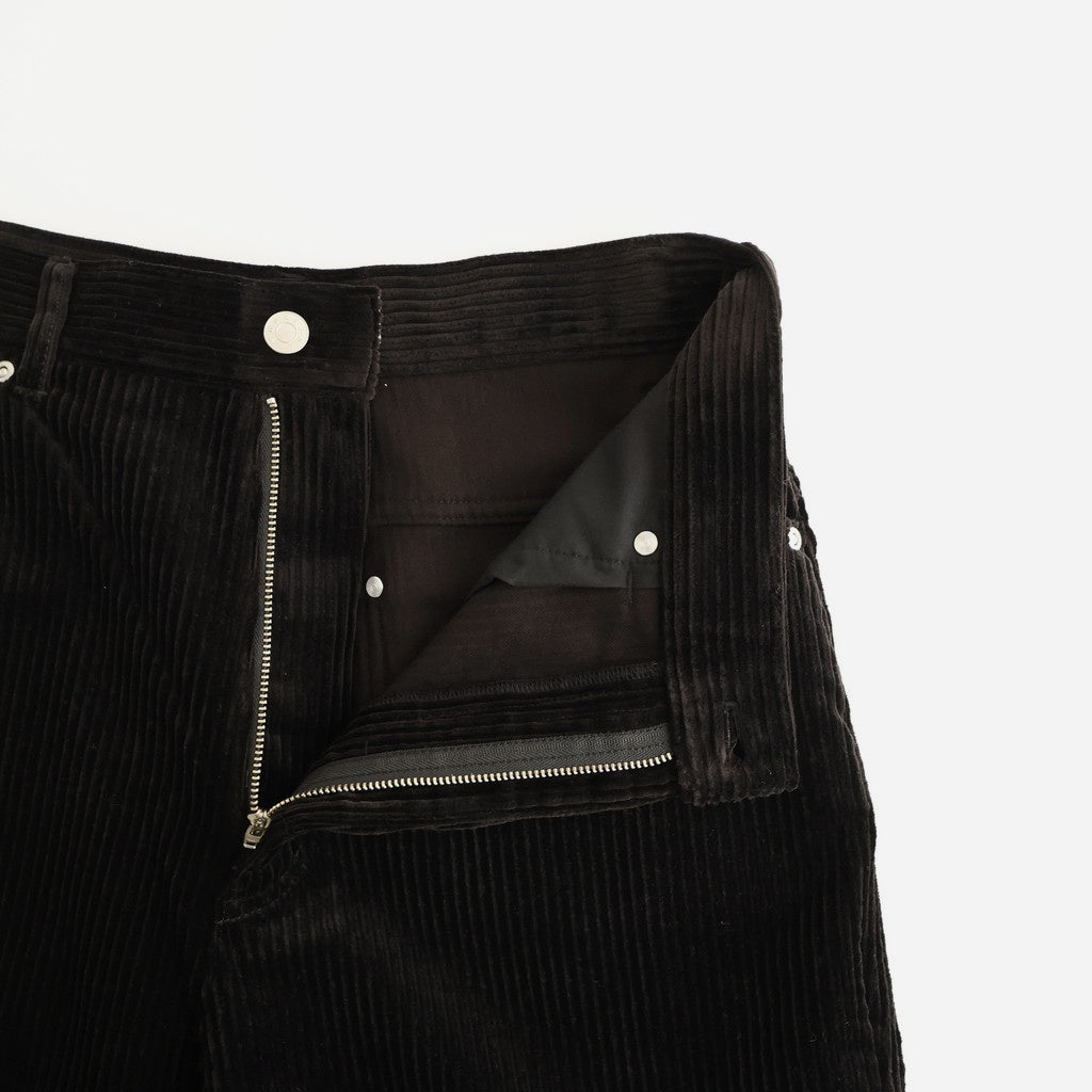 Chunky Corduroy Pants #BLK [12610703]
