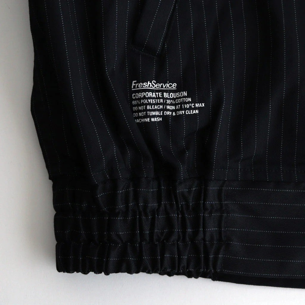 CORPORATE BLOUSON #BLACK STRIPE [FSC253-30226B]