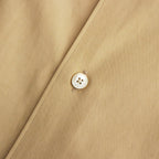 WASHED FINX TWILL SHIRT #LIGHT BROWN [A24SS01TN]