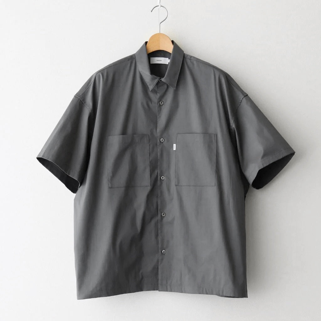 Solotex Twill S/S Oversized Box Shirt #GRAY [GM252-50001B]