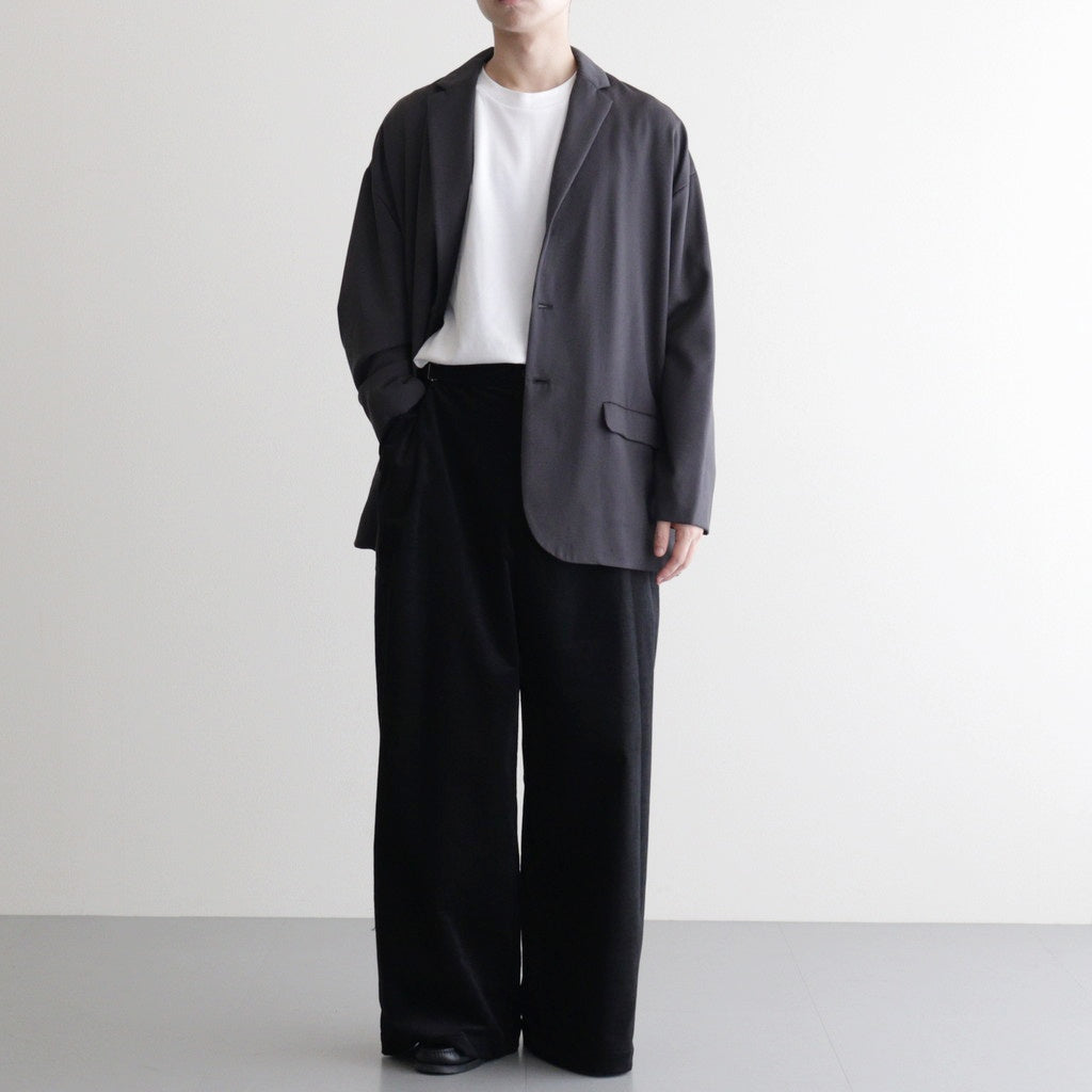 モールスキンアジャストワイドPT #BLACK [D225-P656]