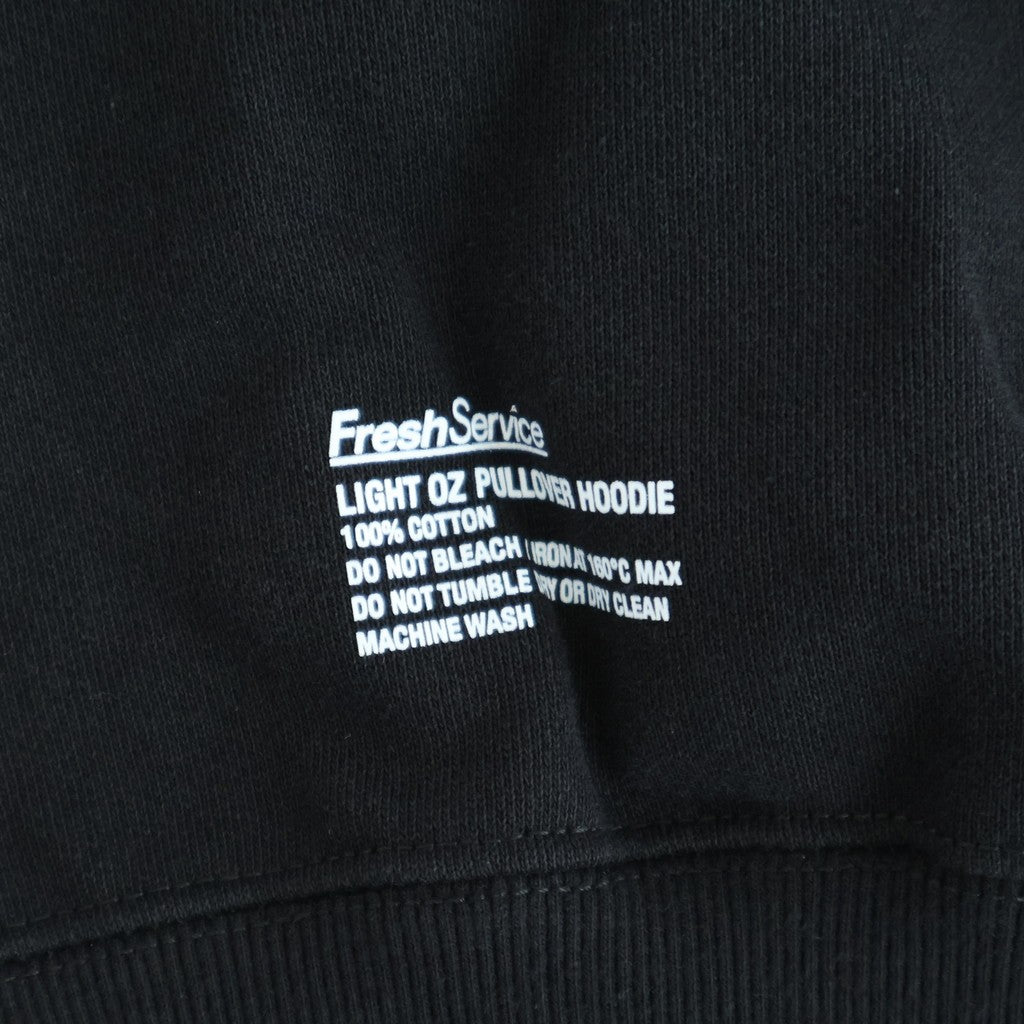 LIGHT OZ PULLOVER HOODIE #BLACK [FSC253-70102B]