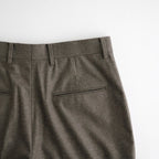 MERINO COLLEGE FLANNEL STANDARD PANTS #MOCHA [PRAGLW0900]