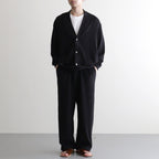 UTILITY PILE CARDIGAN SET-UP #BLACK [FSR253-60211]