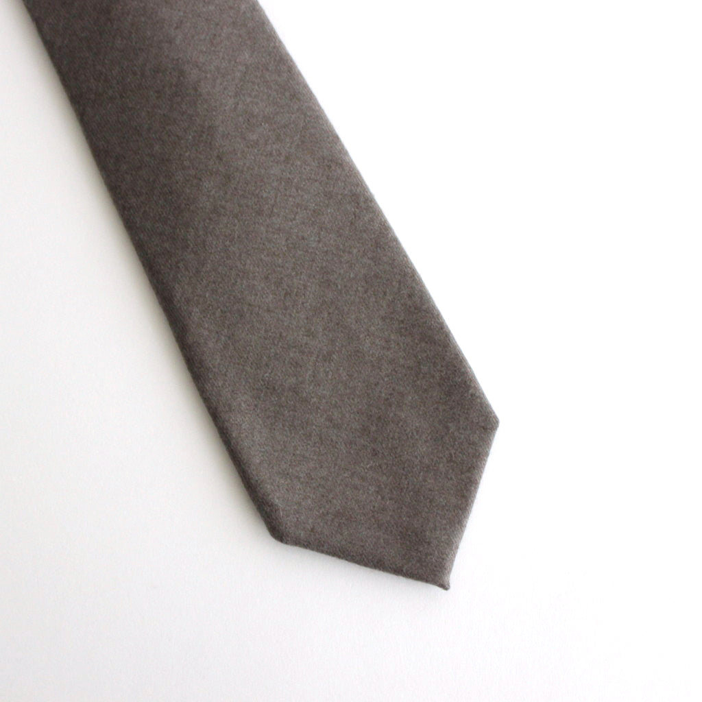 SUPER LIGHT WOOL TIE #TOP BROWN [A24AT06OS]