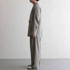 WOOL TROPICAL DOUBLE BREASTED JACKET #GRAYISH KAHKI [YK25SS0897J]