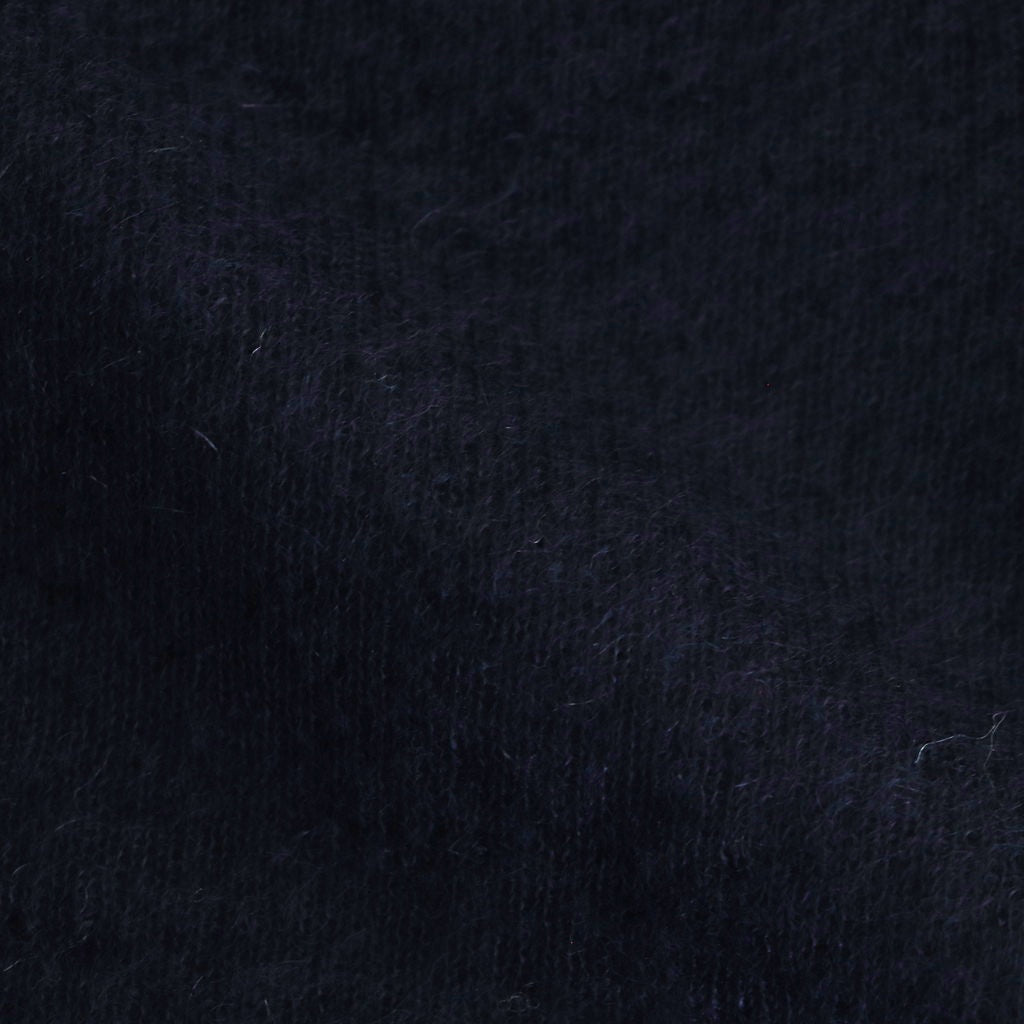 KID MOHAIR SHEER KNIT POLO #NAVY [A25SP03FG]