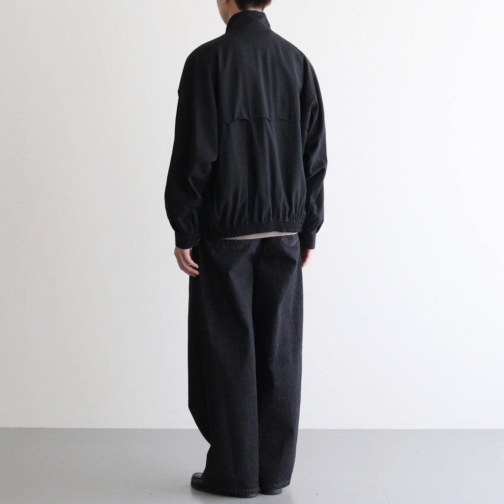 Wool Nylon Reversible Harrington Jacket #BLACK [YK25FW01058B]