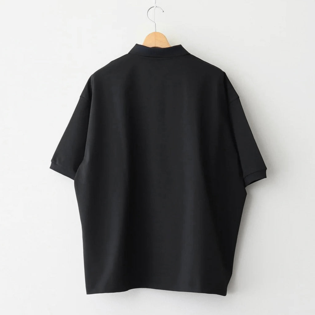 DRY PIQUE JERSEY S/S POLO #BLACK [FSC263-70036]