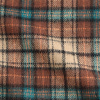 CASHMERE CHECK LONG STOLE #RED BROWN CHECK [A26AM02SL]