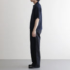 Diagonal Knit Skipper Shirt #NAVY [YK26SS01251S]