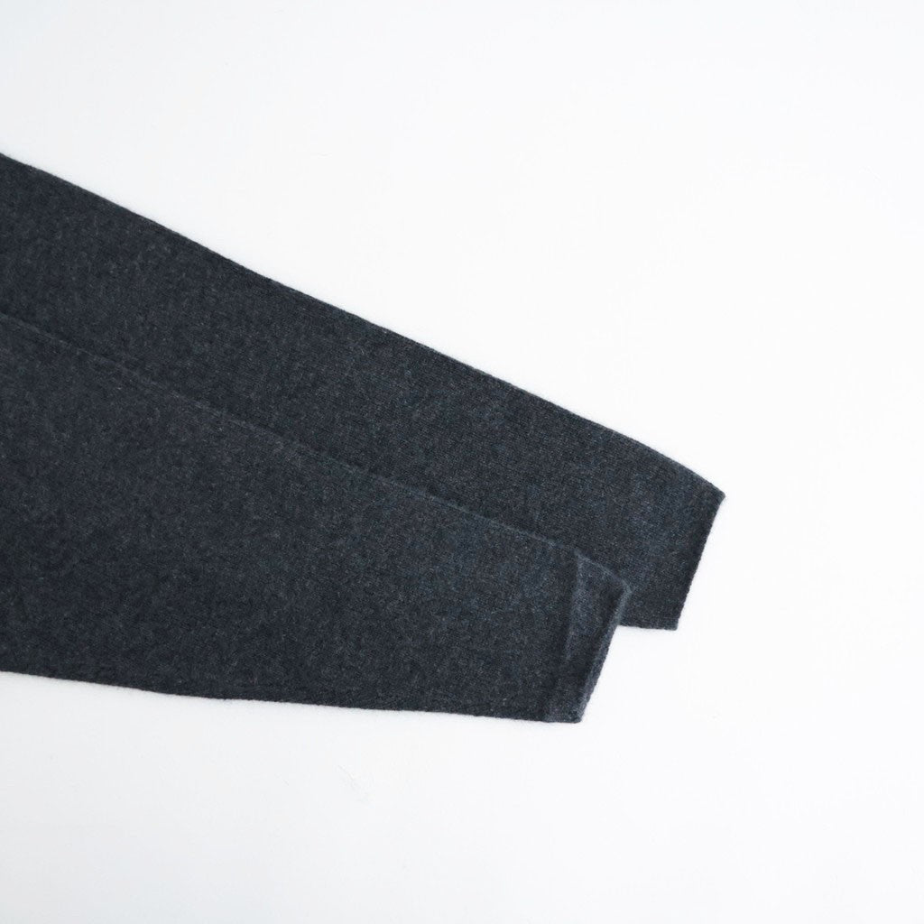 COMFORT TOUCH DOUBLE COLLAR PULLOVER #CHARCOAL GRAY [N0055]
